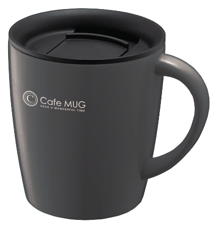 Asvel Vacuum Mug Cup 240mL (MG-T240) Black