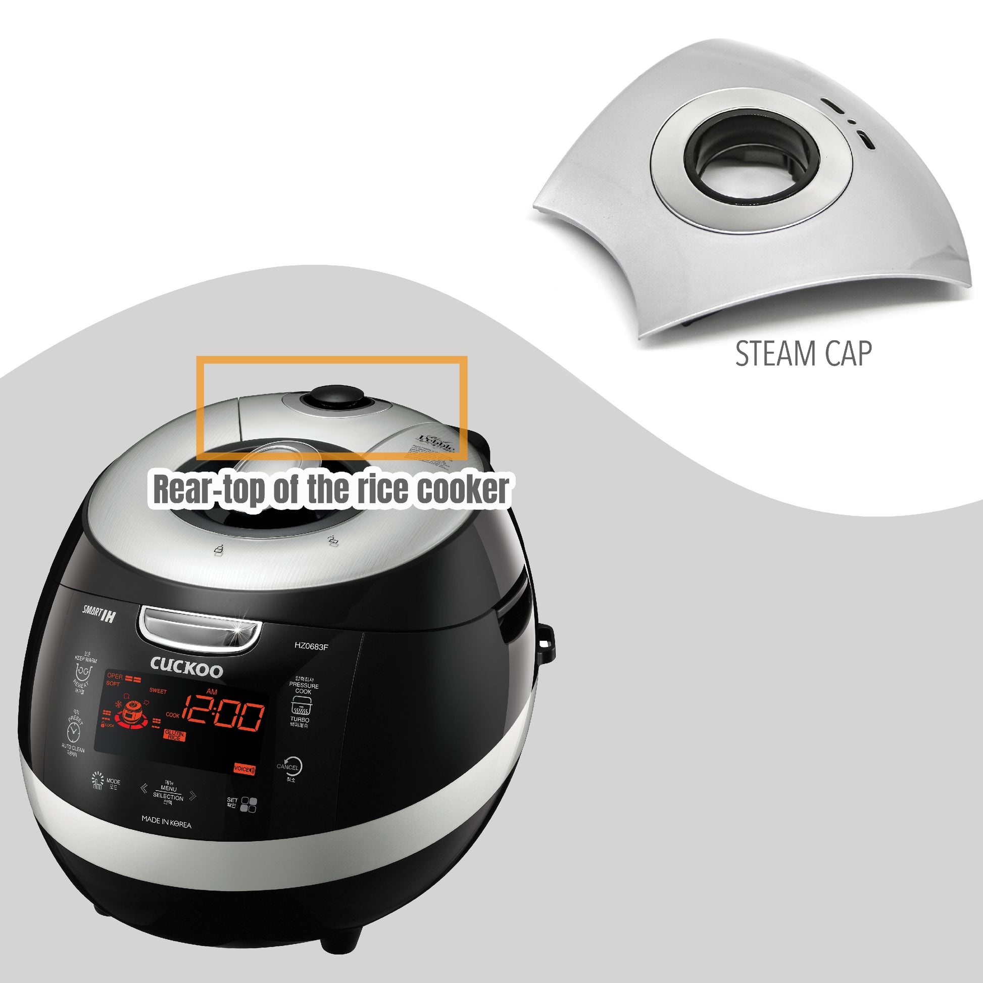Cuckoo Electric Pressure Rice Cooker Warmer - Model: CRP-G1015F