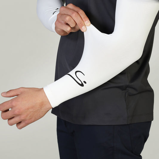 Sun Arm Sleeves White/Black